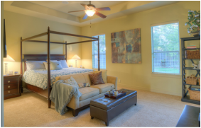 bedroom home staging