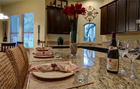 dining room home staging